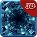 tunnel 3d live wallpaper android application logo